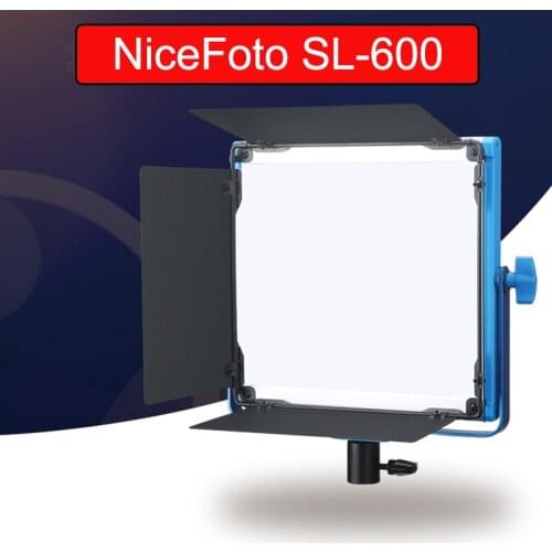 NiceFoto SL600 SL-600 Photography Lighting LED Video Light 6500K Continuous Light for Studio Video Recording Live broadcast