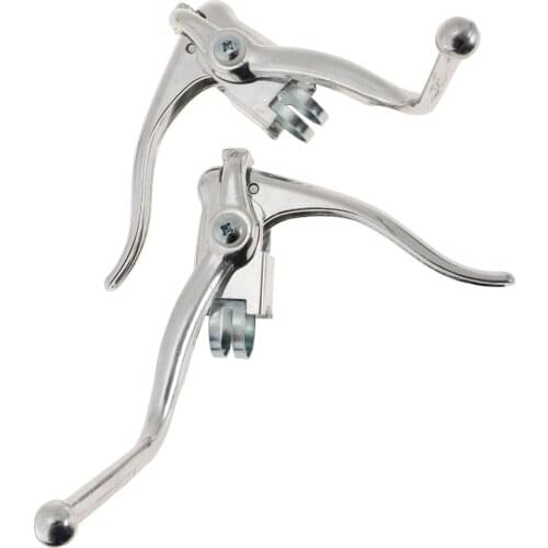 Road Racing Bike Brake Levers Bent Bar Dual-control Handbrakes