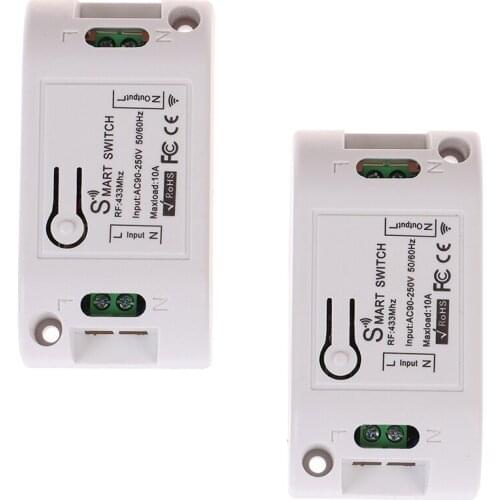 433 Mhz RF Smart Switch Wireless RF Receiver Timer Relay Phone Remote Control