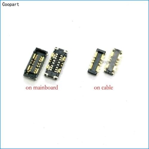 10pcs/lot Coopart Inner FPC Connector Battery Holder Clip Contact For ASUS Zenfone 4 MAX ZC554KL / ZenFone 4 Selfie Pro ZD552KL
