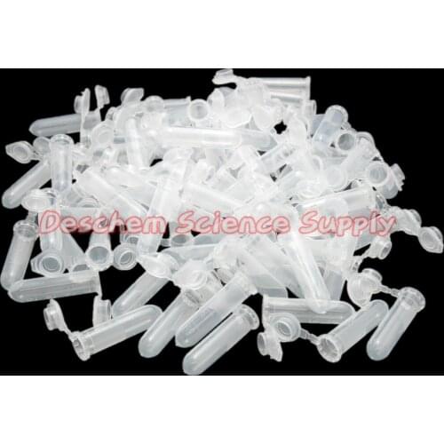 1.5ML Micro Anticoagulation PP Centrifuge Tube Plastic Vial Container 100Pcs/Lot