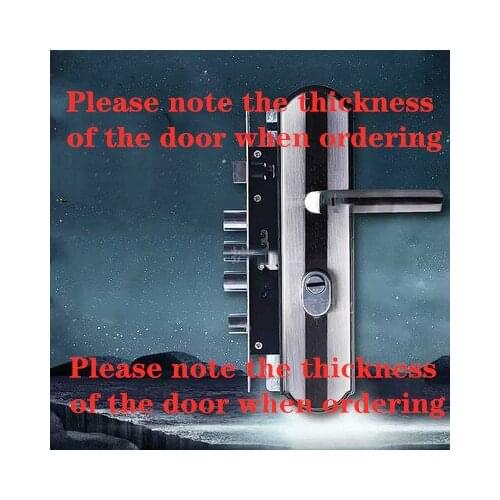 1 Practical door lock set anti-theft lock security lock double latch for bedroom furniture door lock accessories with a key