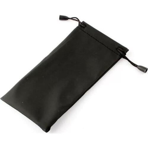 10PCS Pouches Soft Cloth Dust Pouch Optical Black Glasses Carry Bag Case for Sunglasses MP3 Player / phone /Reading Glass