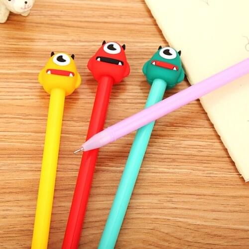 100 Pcs Creative Cartoon Unicorn Neutral Pen Cute Student Stationery Office Supplies Water-based Signature Pen Kawaii Stationary