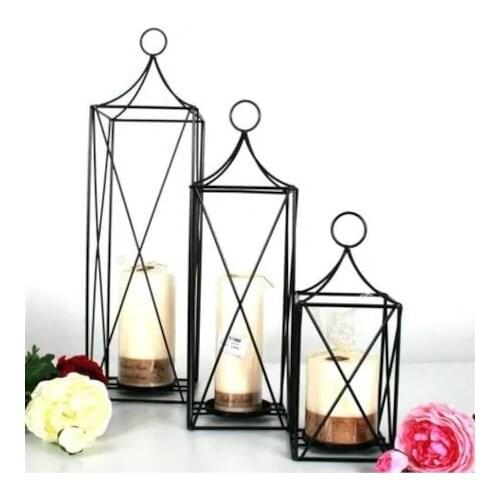 365Gunserisonu Decorative Wrought Iron Candlesticks
