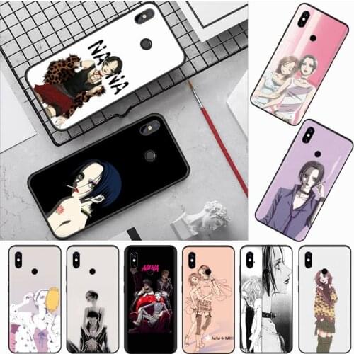 Girl sexy Nana Anime smoke Phone Case For Xiaomi Redmi mi note max 3 5 6 8 9 10 t S SE lite pro Soft Silicone Shell Cover Funda