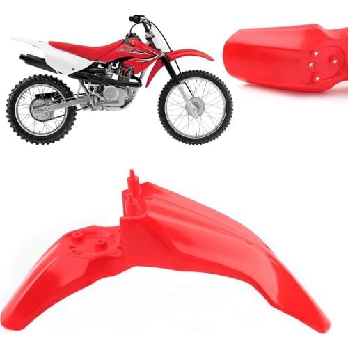 For Honda CRF 110F CRF110F 2013 2014 Supermoto Dirt Bike Front Fender Motocross Mudguard Red Mud Guards Cover Protection Covers