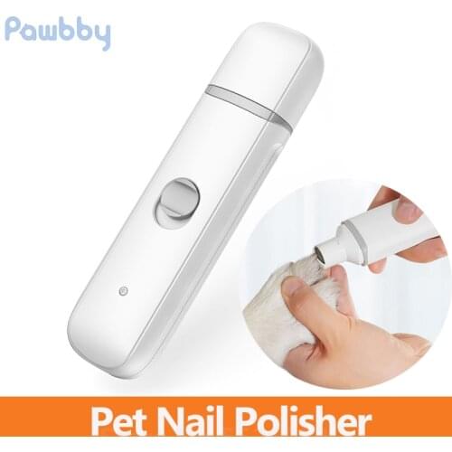 Pawbby Pet Electric Nail Polisher Dog Cat Nail Clippers Nail Grinder Nail Trimmer For Pet Care