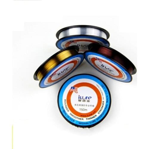 Clearance Good Fluorocarbon Fishing Line Fishing Tackle 150m ice fishing line Sea Fish Carp Fluorocarbon Line free shipping