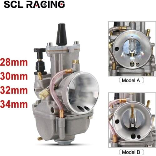 SCL Racing 28mm 30mm 32mm 34mm Motorcycle PWK Carburetor Carburador with Power Jet For Dirt Bike 4T 110cc 125cc 250cc