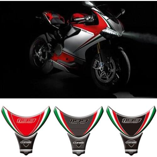 Motorcycle 3D Fuel Tank Protective Stickers Decals For Ducati Panigale 1199 2012-2015 Decals