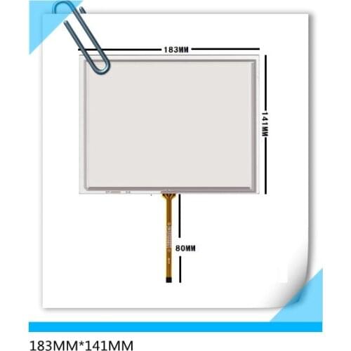New 8 inch 183*141 four wire resistance industrial grade touch plate 183MM *141MM free shipping