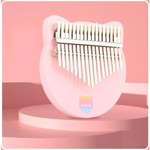 Kalimba 17-Keys Thumb Piano Finger Piano Kalimba Musical Instrument Mbira Wood Waterproof Protective Box For Kids Adults Girls