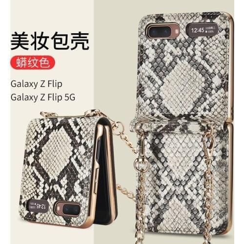 Samsung Galaxy Z Flip Case Hard Cover Shockproof Leather Case