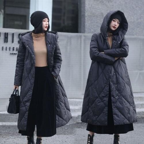 New Winter Women Long Thick Down Jackets White Duck Down Jackets Winter Warm Coats Parka Female 2021 Fashion Outwears