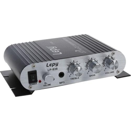 LEPY 200W 12V Hi-Fi Amplifier AMP Stereo Booster For Auto Car Motorcycle Radio MP3