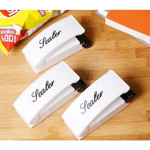Magic Sealer Plastic Bags Household Mini Hand Pressure Type Sealing Machine portable food sealer 100 pcs