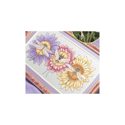 Fishxx Cross-Stitch B100flowers[Sunflower]cotton thread and cloth , water-soluble,100% accurate,11CT,embroidery