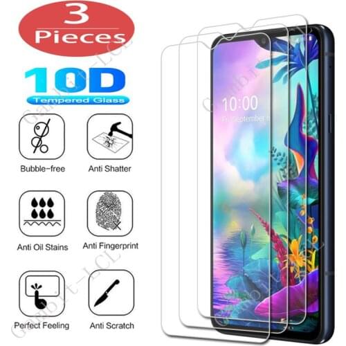 3Pcs Protection Glass For LG Q61 Q92 5G Stylo 6 V60 ThinQ 5G G8 G8X G8s ThinQ K40 K40s K50 K50s Q60 Tempered Screen Cover Film