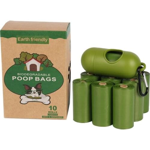 150 Counts Dog Poop Bag Biodegradable Dog Poop Bags Eco-Friendly Pet Waste Bags Clean Up Refill Rolls Pet Poop Bags Dispenser