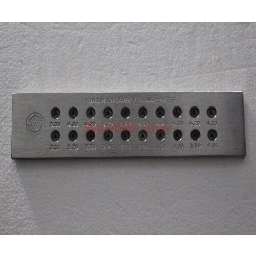 20holes Jewelry tools Triangle Drawplate