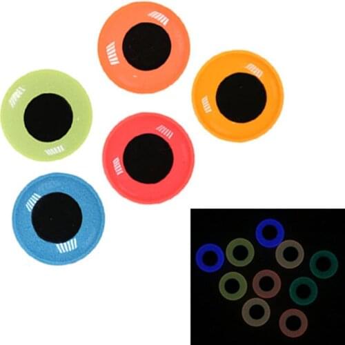 500PCS Wholesale 3D Epoxy Fish Eyes with Glue Back Luminous Fishing Lure Eyes Fly Tying Streamer Fishing Bait Making Material