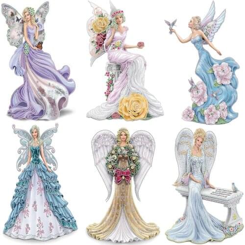 Special Shaped Diamond Painting Partial Drill Noble Lady DIY Mosaic Picture Diamond Embroidery Sale Angel Mosaic Sale Wall Art