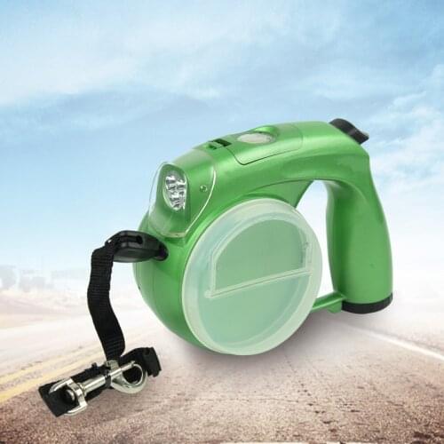 Pet Accessories Automatic Retractable Dog Leash for Dogs Roulette LED Traction Rope Tape Measure Leash for Dogs Walking Leads 5M