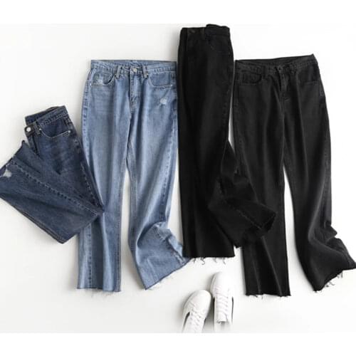 Daveanddi Women's Straight Jeans