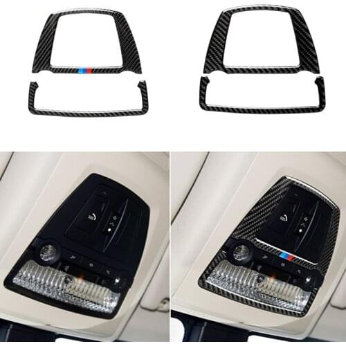 For Bmw F10 F25 X3 F26 X4 5 Series 11-17 5GT F07 10-17 Carbon Fiber Car Reading Light Cover Sticker Decorative Decal Accessories