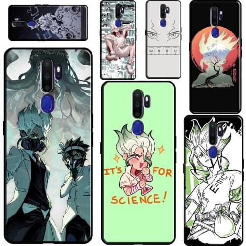 Dr Stone Senku Phone Case For OPPO A5 A9 A31 A53 2020 A52 A72 A15 A83 A91 A1K A5S Reno2 Z Find X2 X3 Pro