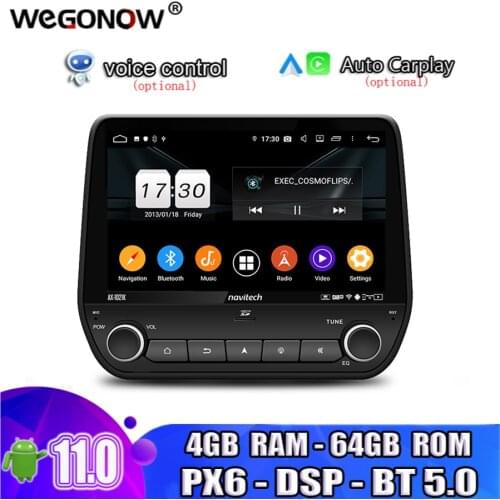DSP IPS 9"Android10.0 8Core 64G ROM 4G RAM Car DVD Player GPS map RDS Radio wifi 4G BT5.0 For Ford Eco sport Fiesta 2017 2018