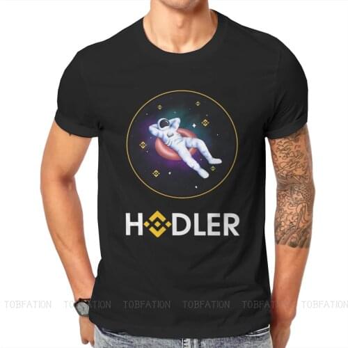 BNB Hodler Hip Hop TShirt Binance Coin Cryptocurrency Miners Creative Streetwear Leisure T Shirt Male Short Sleeve Gift Clothes