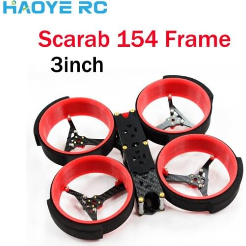 HAOYE RC 3 Inch Scarab 154 Frame Indoor Crossing Machine Frame 154 mm wheelbase