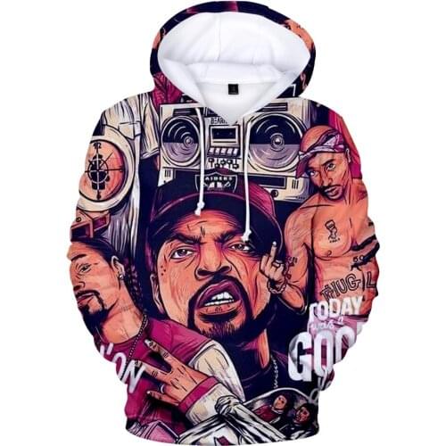 New Spring Hoodies Notorious Big Men 's Biggie sweatshirt Hip hop Rock Hoodies Soft B.I.G. Street Famous Brand sports coat