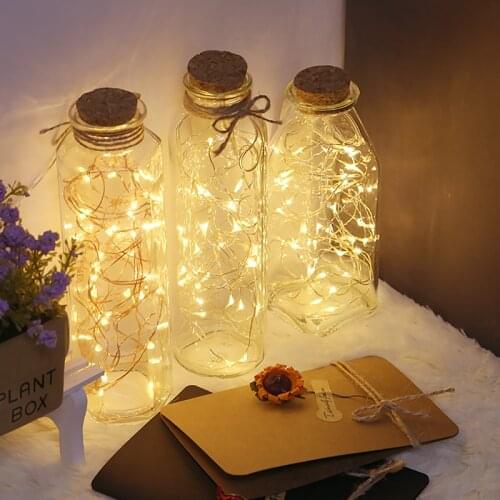 20 40LEDs Copper Wire Fairy Lights Cell Battery Powered LED String Lights Party Wedding Christmas Light for Indoor Holiday Decor