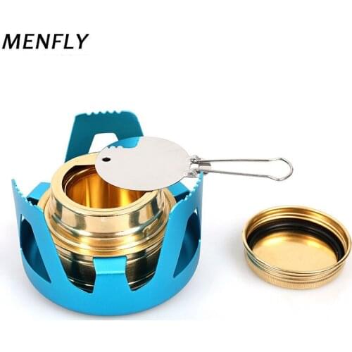 MENFLY Vaporized Liquid Alcohol Stove Outdoor Camping Alcohol Stoves Picnic Home Mini Portable Creative Alcohol Stove