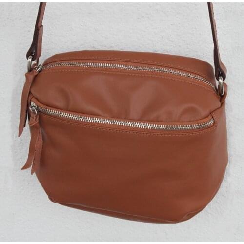 Women Crossbody Bags Vintage Small Shoulder Bag Genuine Leather Handbag Female Messenger Bags Multi-compartment Daily Travel Bag