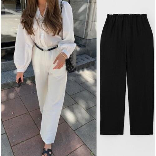 Женские льняные брюки TSDFC China At AliExpress