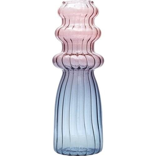 Flower Vase for Table Decoration Living Room Glass Vase Mariage Tabletop Terrarium Glass Containers Desktop Flower Glass Vase