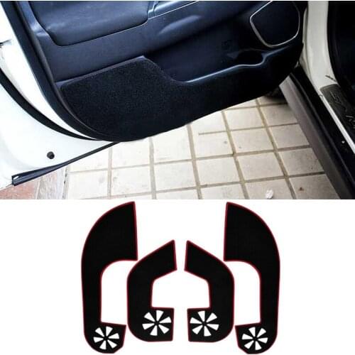 QCBXYYXH Car Styling Protector Side Edge Protection Pad Protected Anti-kick Door Mats Cover For Mitsubishi Lancer 2010-2017