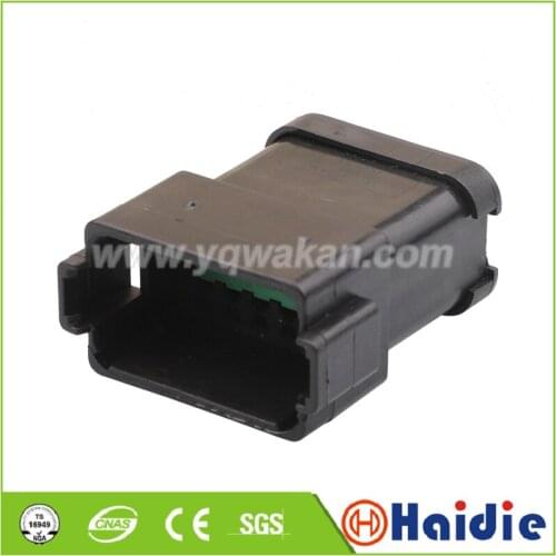 1sets 12pin auto electric plastic housing plug sealed wiring harness waterproof connector DT04-12PA-E005