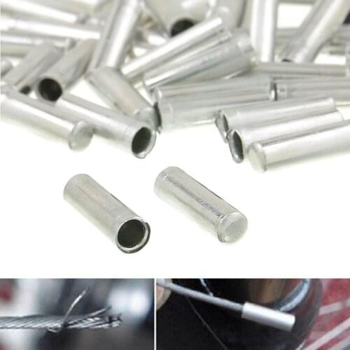 100PCS Bicycle Cable End Caps Bike Wire End Caps for MTB Bike Brake Derailleur Shifter Cable Tip MTB Bike Bicycle Accessories