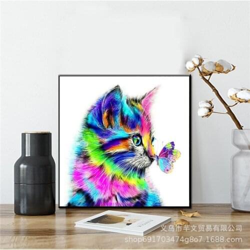 5d Diamond Painting Pintura Diamante Hobby Diamant De Broderie Art Decoration Home DIY Diamand Cat Assoires Paintings Decor