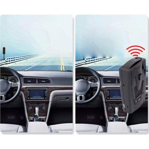 D7YA A Set Auto Radars Sensitive Speed Alert Alarm Radars Detector Full-Band Monitoring Radars