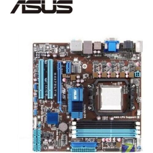 For Asus M4A78LT-M Desktop Motherboard 760G 760L Socket Socket AM3 DDR3 Original Used Mainboard