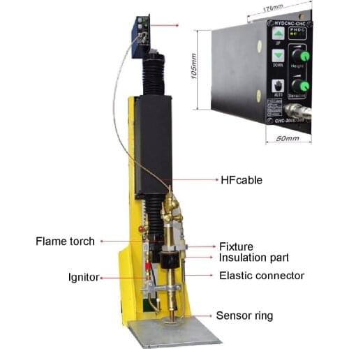 Capacitive torch height control CHC-400 for flame cutting machine