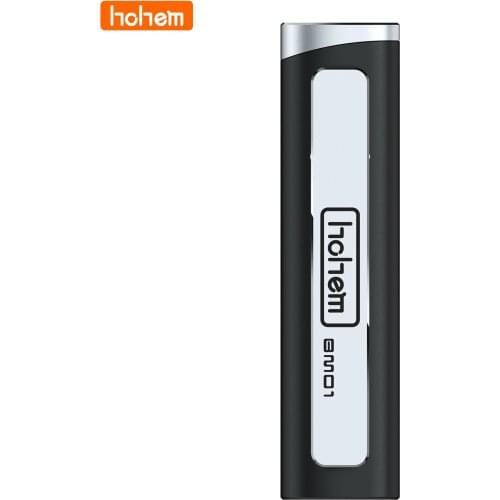 Hohem BM01 Mic Wireless Lavalier Microphone with Wind Muff Caps for Vlog Shooting Street Interview Live Broadcast MV Shooting