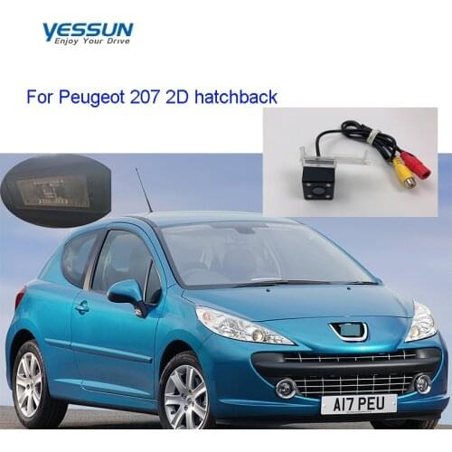 Yessun License Plate Rear View Camera For Peugeot 207 2D hatchback CCD night view backup camera/license plate camera