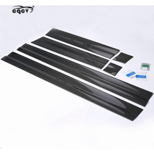 Beautiful carbon fiber interiors for Porsche Cayenne 958 Rear-View mirror cover middle pillar body trim paste installation